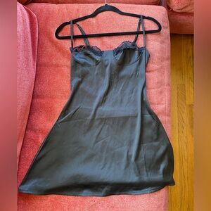 12th tribe Satin mini dress